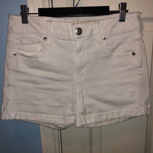 White Denim American Eagle Shorts